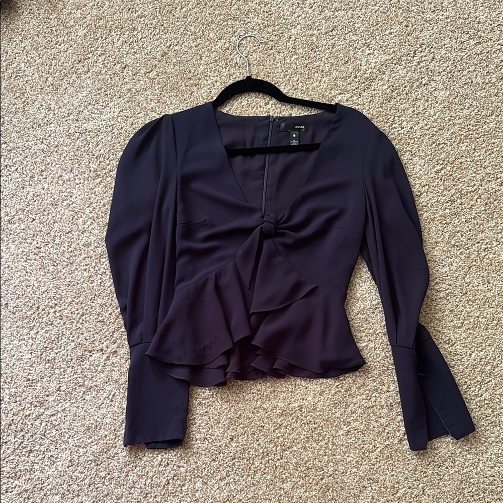 Elegant Navy Women's Top